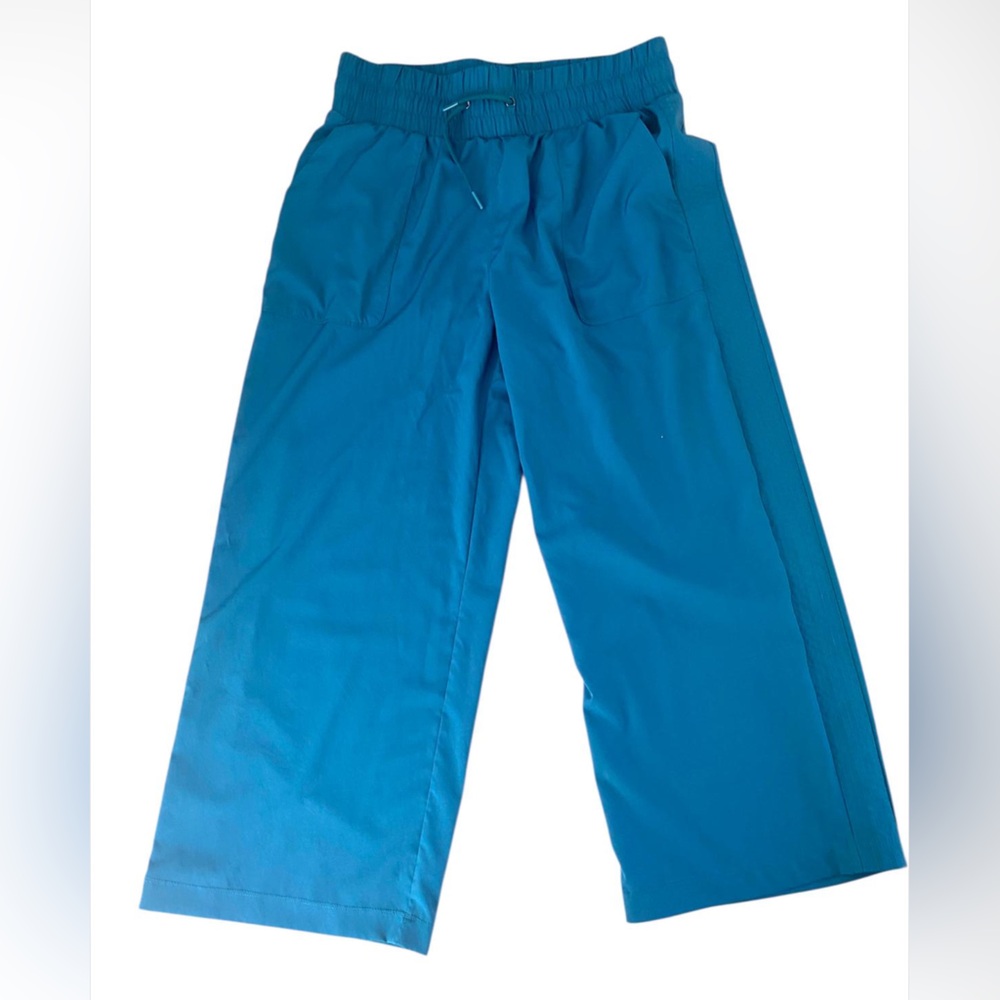 Mondetta Blue Flare Wide Leg Pants Relaxed Fit